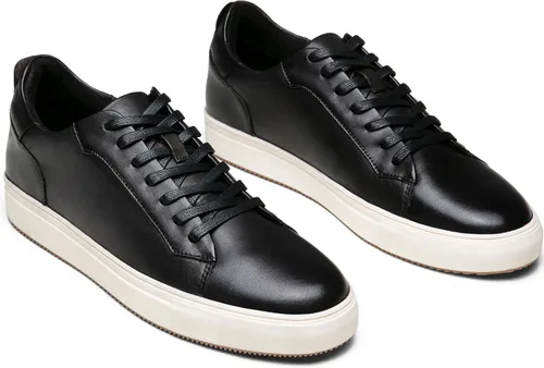 Vista 3 de Jousen Zapatos deportivos de moda para hombre, de cuero pulido, zapatos casuales de negocios con estilo retro para hombre