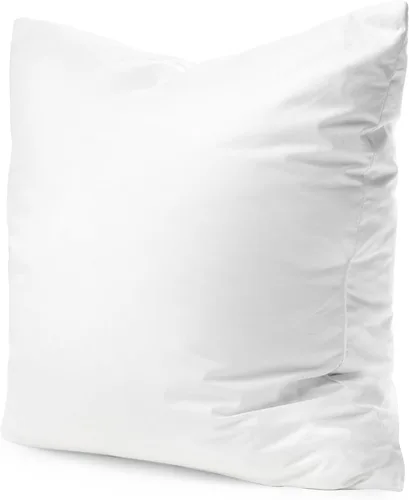 Vista 9 de Continental Bedding Relleno de almohada de plumón y plumas, soporte medio 25/75, almohada decorativa para sofá, funda de algodón de alta calidad, 16