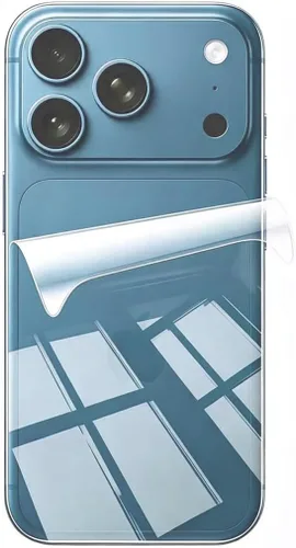 Vista 8 de Epivol Película protectora de pantalla trasera para iPhone 15 Pro Max Película de hidrogel no vidrio Película trasera 15 Pro Max HD