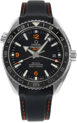 Vista 2 de Omega Planet Ocean GMT - Reloj para hombre con esfera negra 23232442201002, Negro