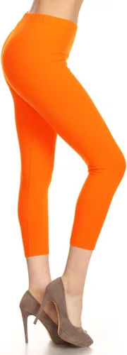 Vista 40 de Leggings Depot NCL27 pantalones capri para yoga de algodón premium suave Negro