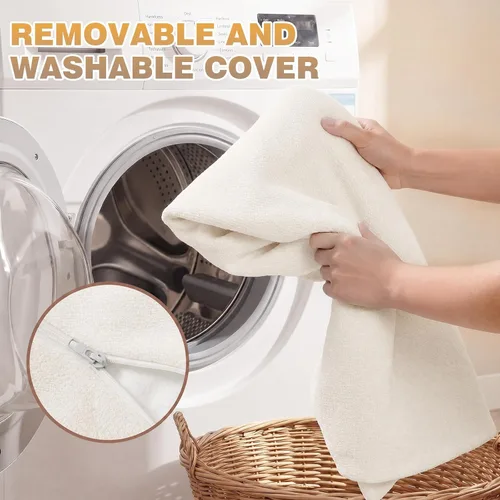 Vista 11 de Sofá seccional de nube sin hueso de 110 pulgadas para sala de estar, sofá modular en forma de L de gran tamaño con otomana, sofá seccional de Blanco
