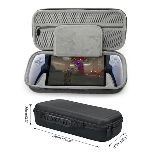 Vista 8 de AriKroii 4 in 1 Accessoris Set Bundle Compatible with Playstation Portal,for PS Portal Case & Hard PC Clear Cover Skins Set with Screen Protector,2