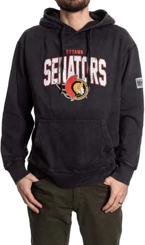 Vista 24 de Calhoun NHL Sudadera con capucha unisex Acid Wash - Sudadera de forro polar vintage para fanáticos