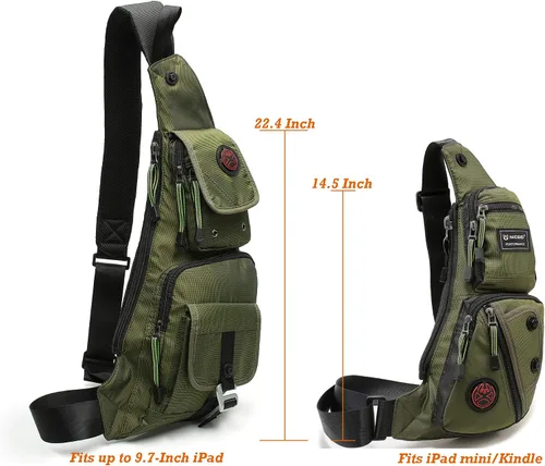Vista 3 de Nicgid Sling Bag - Mochila bandolera para hombre