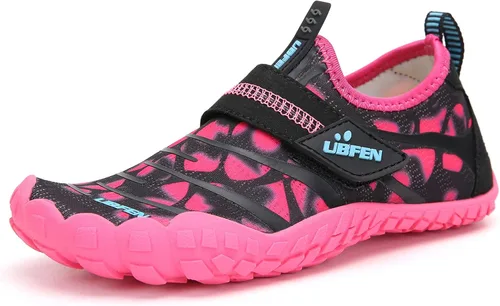 Vista 3 de UBFEN - Zapatos para el agua para niños y niñas, zapatos acuáticos y livianos de secado rápido para ir a la playa, practicar deportes, hacer