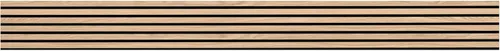 Vista 5 de Ackland - Panel de madera acústica SereniSlats Canvas Beige 94.5 x 9.5 Natural