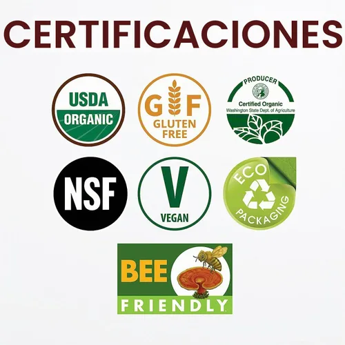 Vista 9 de Host Defense Mushrooms Extracto de Melena de León - Suplemento Líquido de Melena de León para la Salud Cerebral - Soporte de Hongos para el Enfoque
