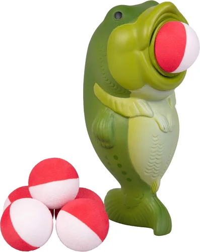 Vista 13 de Hog Wild Juguete Lanzador de Pelotas Alce - Relleno de Media Navideña Incluye 4 Pelotas de Espuma Suave - Aprieta para Lanzar Pelotas con Aire hasta