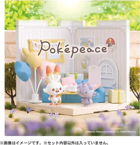 Vista 7 de Takara Tomy Casa de Descanso de Plástico de Pokémon Pieza Poké Hivany & Nyasper para Niñas