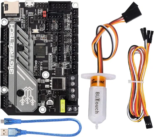 Vista 9 de BIGTREETECH SKR Mini E3 V2.0 - Placa de control de 32 bits con controlador UART TMC2209. Nueva actualización de la placa base de piezas de impresora