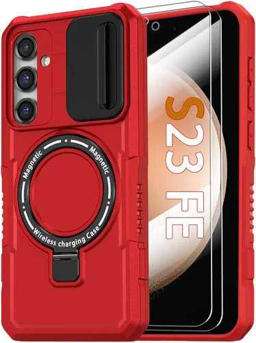 Vista 63 de Funda magnética para Samsung Galaxy Note 20 Ultra con soporte de anillo [con protector de pantalla] [Compatible con carga inalámbrica MagSafe] Funda