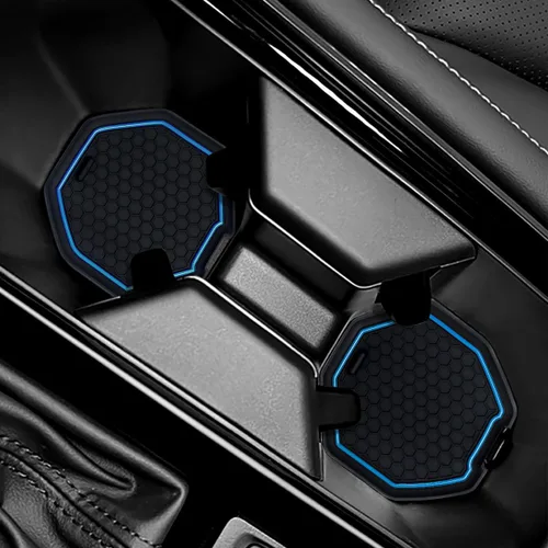 Vista 11 de Portavasos para automóvil compatible con accesorios Accord, posavasos impermeables, tapete antideslizante para portavasos de automóvil para Accord