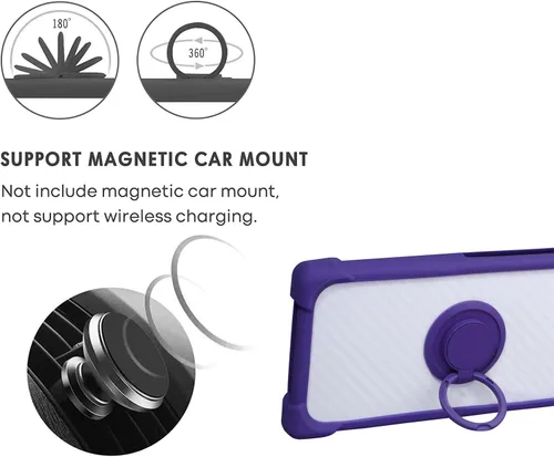 Vista 3 de Case for Xiaomi Redmi Note 10s Case Compatible with Xiaomi Redmi Note 10s Phone Case PC backplane + Silicone Soft Frame Cover