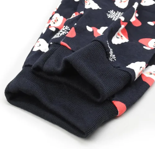 Vista 7 de GRPSKCOS Conjunto de pijamas de Navidad a juego, pijamas de Papá Noel, pijamas de Navidad para la familia, ropa de dormir para hombres y mujeres