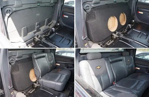 Vista 5 de American Sound Connection Chevy Avalanche 2002-2013 - Caja doble de 10 pulgadas