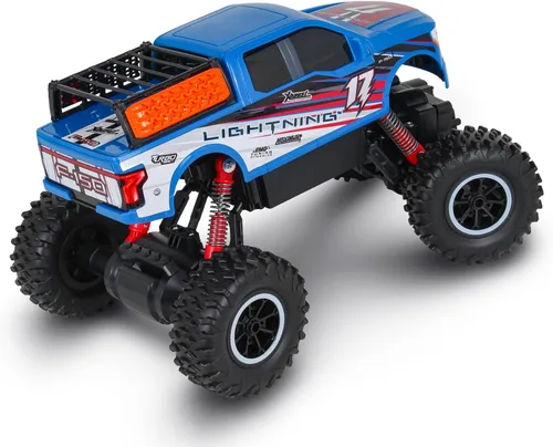 Vista 4 de NKOK Listo para funcionar Mean Machines R/C Rock Crawler Ford F-150 Lightning