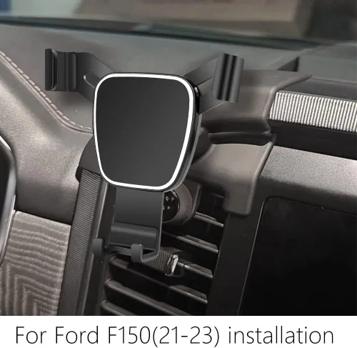 Vista 2 de Soporte de teléfono de coche para Ford F-150 F150 Truck 2021-2025【No compatible con King Ranch 2024-2025, Raptor】 Accesorios de automóvil, soporte