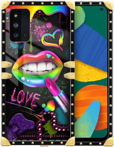 Vista 174 de Funda compatible con Samsung Galaxy A03S 4G, TPU suave de lujo y parte trasera de policarbonato duro para niñas y mujeres, funda protectora a prueba
