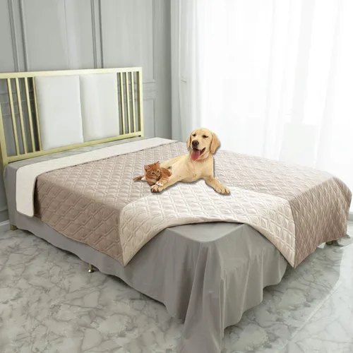 Vista 89 de Ameritex Manta Impermeable Reversible Cubierta para Cama de Perro Manta para Mascotas para Muebles Cama Sofá Sillón