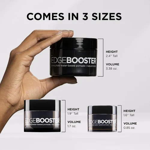 Vista 13 de Style Factor EDGE BOOSTER HIDEOUT Pomada a base de agua Fuerte sujeción y cobertura instantánea de canas Estilo elegante para vuelos, bordes