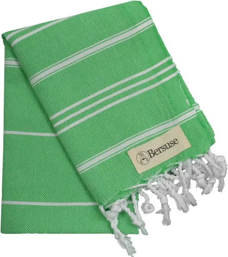 Vista 10 de Bersuse 100 % algodón - Toalla de mano Anatolia turca - Fouta Peshtemal para baño y playa - Para cabeza, rostro, cabello, bebés, cuidado, cocina