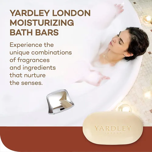 Vista 4 de Yardley Barra hidratante de manteca de cacao 4.0 oz (paquete de 6)