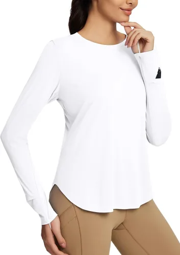 Vista 114 de BALEAF - Camisetas de sol de manga larga para mujer, con FPU 50+, para senderismo, ligeras, de secado rápido, protección contra rayos ultravioleta