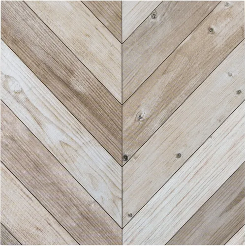 Vista 23 de Azulejo de vinilo autoadhesivo retro de 12 x 12 pulgadas, Affinity, 10 azulejos/10 pies cuadrados. Self-Adhesive Backing and Multi-Plank Coverage