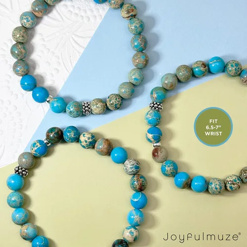 Vista 5 de Premium Handmade Crystal Healing, Gemstone Beaded Gift For Men Women
