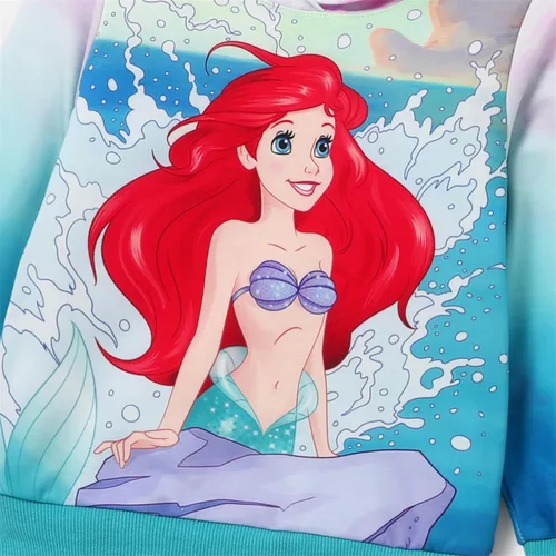 Vista 4 de Disney Frozen Princess Anna Elsa - Conjunto de sudadera con capucha y pantalones deportivos para niñas pequeñas y grandes