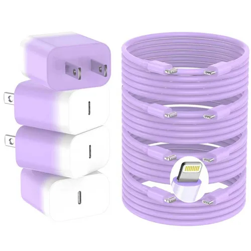 Vista 10 de Cargador para iPhone 17 Pro Max, 40 W USB C de carga rápida, paquete de 2