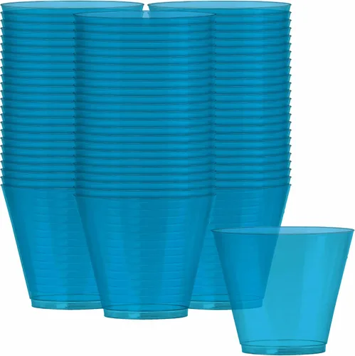 Vista 5 de amscan Vaso de plástico desechable BPP, talla única, azul