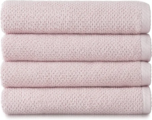 Vista 11 de Simpli-Magic 79456 - Toallas de baño texturizadas con palomitas de maíz, paquete de 4, color azul