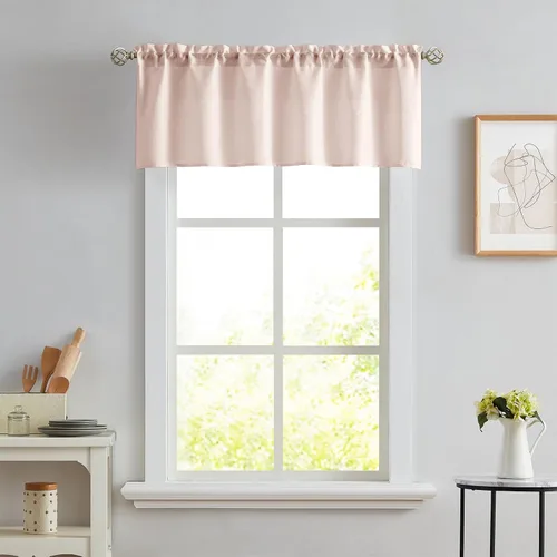 Vista 79 de Melodieux Cortinas de Niveles Semitraslúcidas Negras de 24 Pulgadas de Largo para Cocina, Cafetería, Dormitorio, Ventanas Pequeñas, Aspecto de Lino