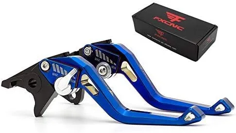 Vista 7 de FXCNC Palancas de embrague de freno ajustables 3D compatibles con VERSYS 1000 12-14, ZX636R/ZX6RR/ZX6RR 00-04, ZX10R 04-05, ZX9R 00-03, Z1000 03-06