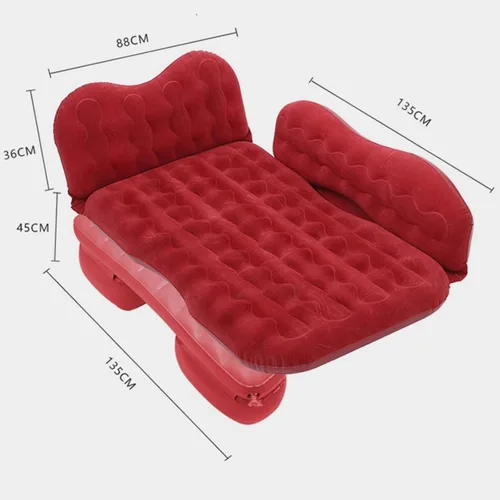 Vista 4 de Colchón de aire para cama de camión, colchón de aire para automóvil, cama inflable, soporte de almacenamiento de almohada, bolsa de almacenamiento