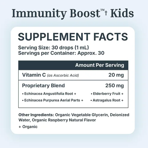 Vista 9 de Dr. Green Mom Immunity Boost Kids — Echinacea Saúco Astrágalo & VIT C