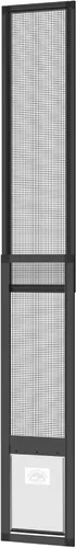 Vista 11 de Hakuna Pets V2 Panel de Inserción de Pantalla para Puerta de Mascotas de Patio, para Puertas Corredizas, Se Ajusta a la Vía de la Puerta con Altura