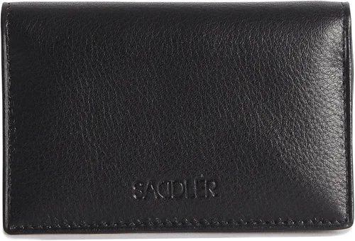 Vista 2 de SADDLER - Tarjetero de piel de lujo para mujer, con tarjetero de visita, tarjetero, tarjetero, funda de diseño con RFID para damas, caja de regalo