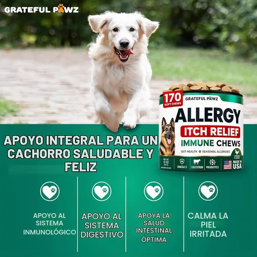 Vista 6 de Masticables para alergias para perros - Alivio de la alergia de perros