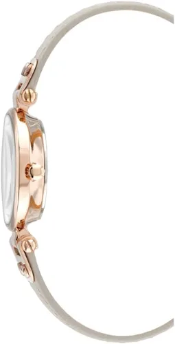 Vista 4 de Anne Klein Reloj con correa de cuero para mujer