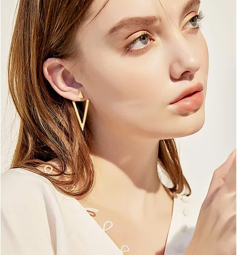 Vista 8 de Juego de 11 pares de aretes de flor de loto para mujeres y niñas, juego para orejas ansitivas, joyería simple y elegante, Diamante de imitación