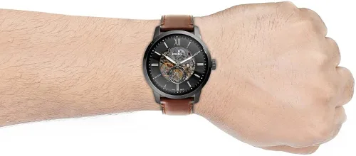 Vista 10 de Fossil - Reloj de pulsera automático y mecánico de estilo Townsman en acero inoxidable para hombre