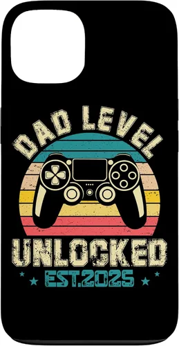 Vista 7 de iPhone XR Dad Level Unlocked EST.2025 Retro Style Case