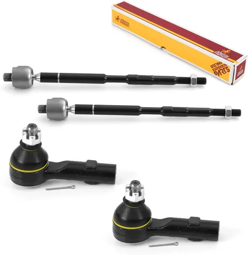 Vista 176 de Metrix Premium Chassis Parts - Kit de 4 piezas de extremos de barra de acoplamiento frontal exterior e interior compatible con Nissan Pathfinder