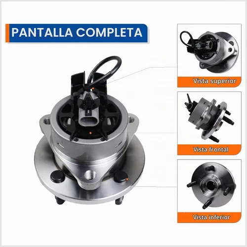 Vista 2 de PAROD 513204 Conjunto de cojinete de rueda delantera y cubo compatible con Chevy Cobalto 2005-2010, Saturn Ion 2003-2007 Pontiac G5 2007-2010