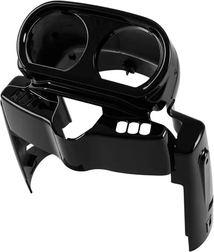 Vista 4 de TCT-MOTORPARTS Carcasa de instrumentos ABS negro brillante para Harley Road Glide Limited FLTR FLTRX FLTRXS FLTRXSE y FLTRU 2015-2023