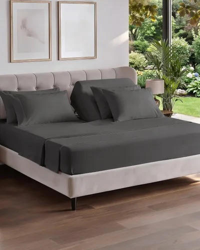 Vista 123 de Juego de sábanas Twin de 4 piezas - Cómodo, transpirable y refrescante - Juego de ropa de cama de lujo de hotel ultrasuave con bolsillos profundos