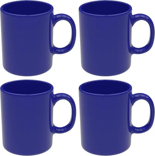 Vista 4 de Omniware 1010165 Tazas clásicas, juego de 4, 11 onzas, berenjena